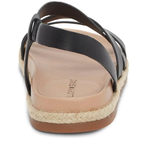 🆕️ New Lucky Brand Darli Slingback Sandal, Size  9.5 in Dusty Sand Leather - Picture 5 of 8